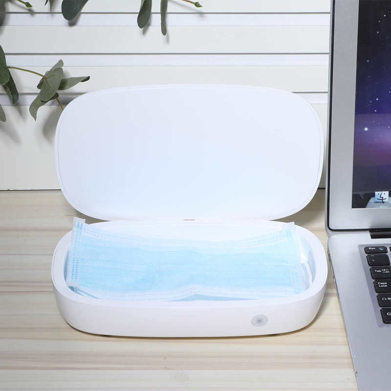 UV Sterilizer Box Mask Phone UV Sanitizer UV Bulb Disinfection Cleaning Device with Germicidal light for Watch Phone Mask