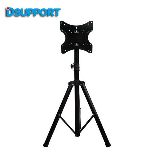 One pair TRKX22 14-40" Movable Folding LCD TV Floor Stand TV Mount Cart Display Rack Full Motion TV Tripod Loading 50kgs: black