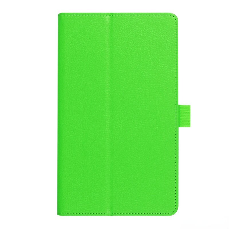 Case Voor Lenovo Tab 3 8.0 Tb-850F Tab-850F Pu Lederen Stand Beschermende Tablet Cover: green