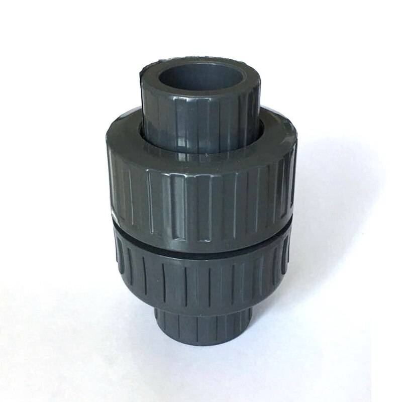 1pc 25 ~ 63 mmhi pvc-rör backventil akvariumbevattning vattenpump röranslutningar förhindrar tillbakaflödesanslutningar: Inre dia 32mm