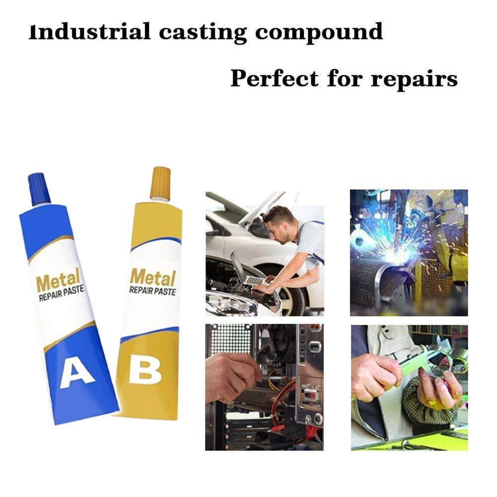 1PC Permanent Metal Repair Paste Set 20/50/80/100g Industrial Repair Paste Glue Heat Resistance Cold Weld Metal Repair Paste