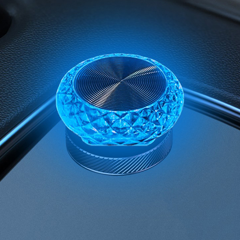 Portable Car USB Ambient Light Mini LED Decorative Atmosphere Lamps For Auto Interior Environment Light Computer Light Plug Play: Blue