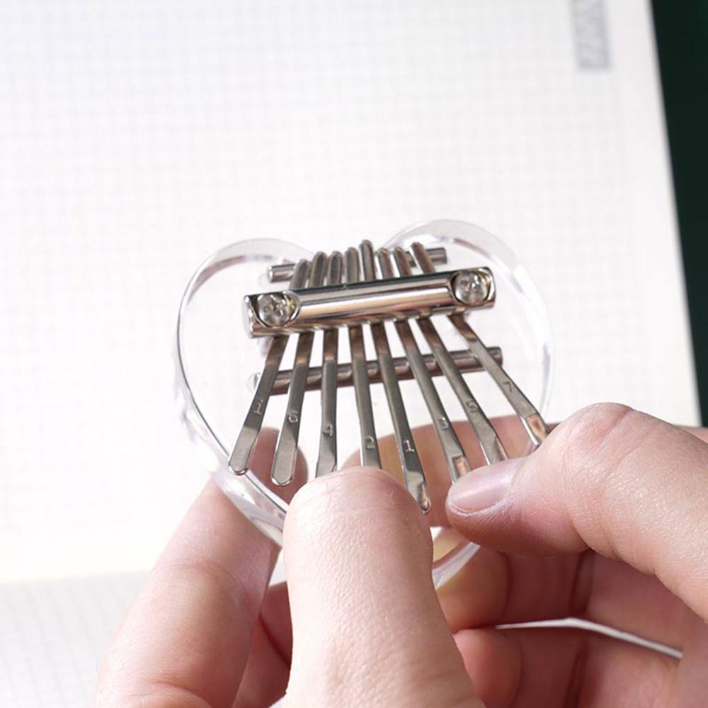 Mini 8 Keys Kalimba Percussion Musical Instrument Wood kalimba Musical Instrument Mahogany Thumb Finger Piano