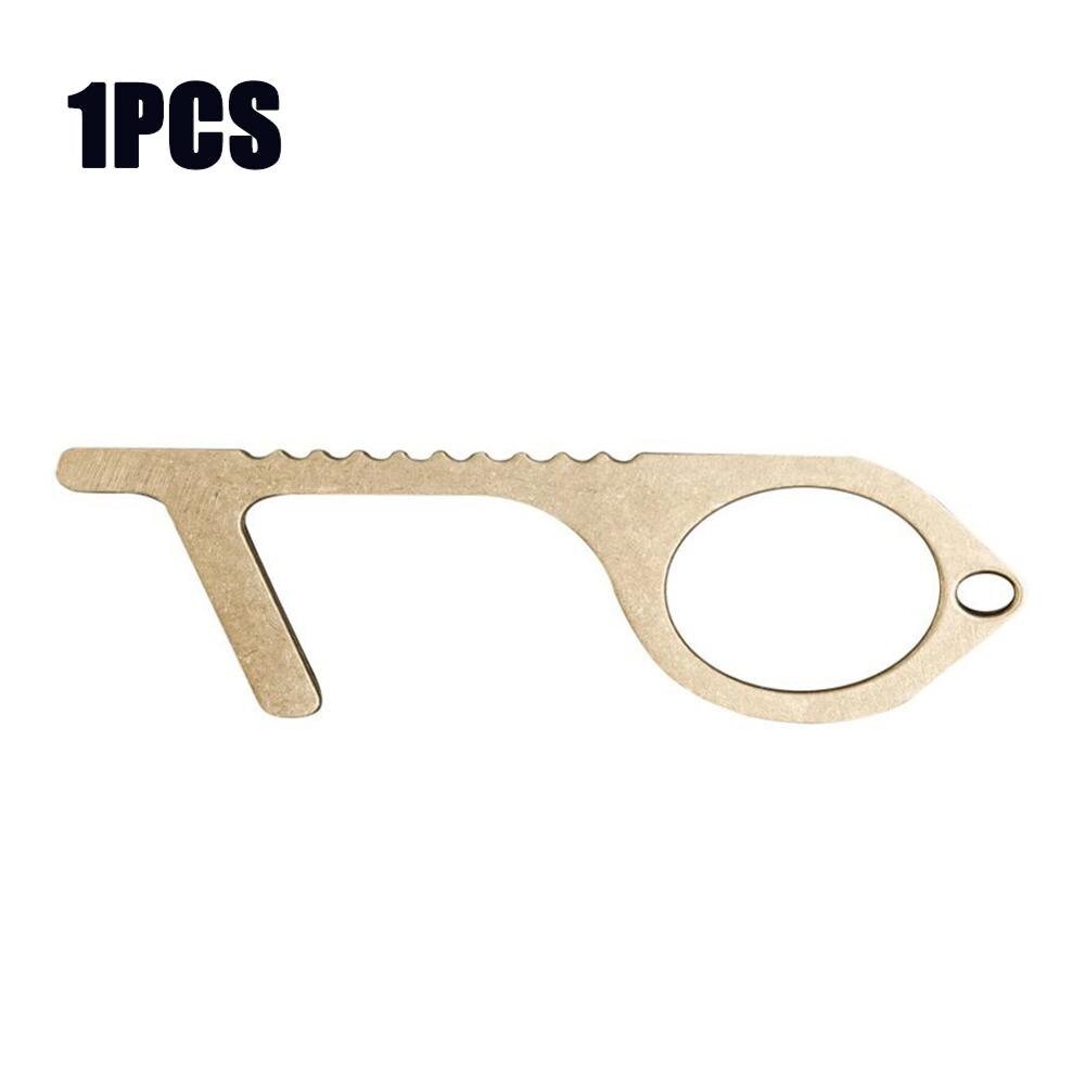 Safety Door Opener No Touch key Portable Anti-germ Elevator Button Drawer Door Handle Assistant safe Contactless Tool Assistant: 1PCS