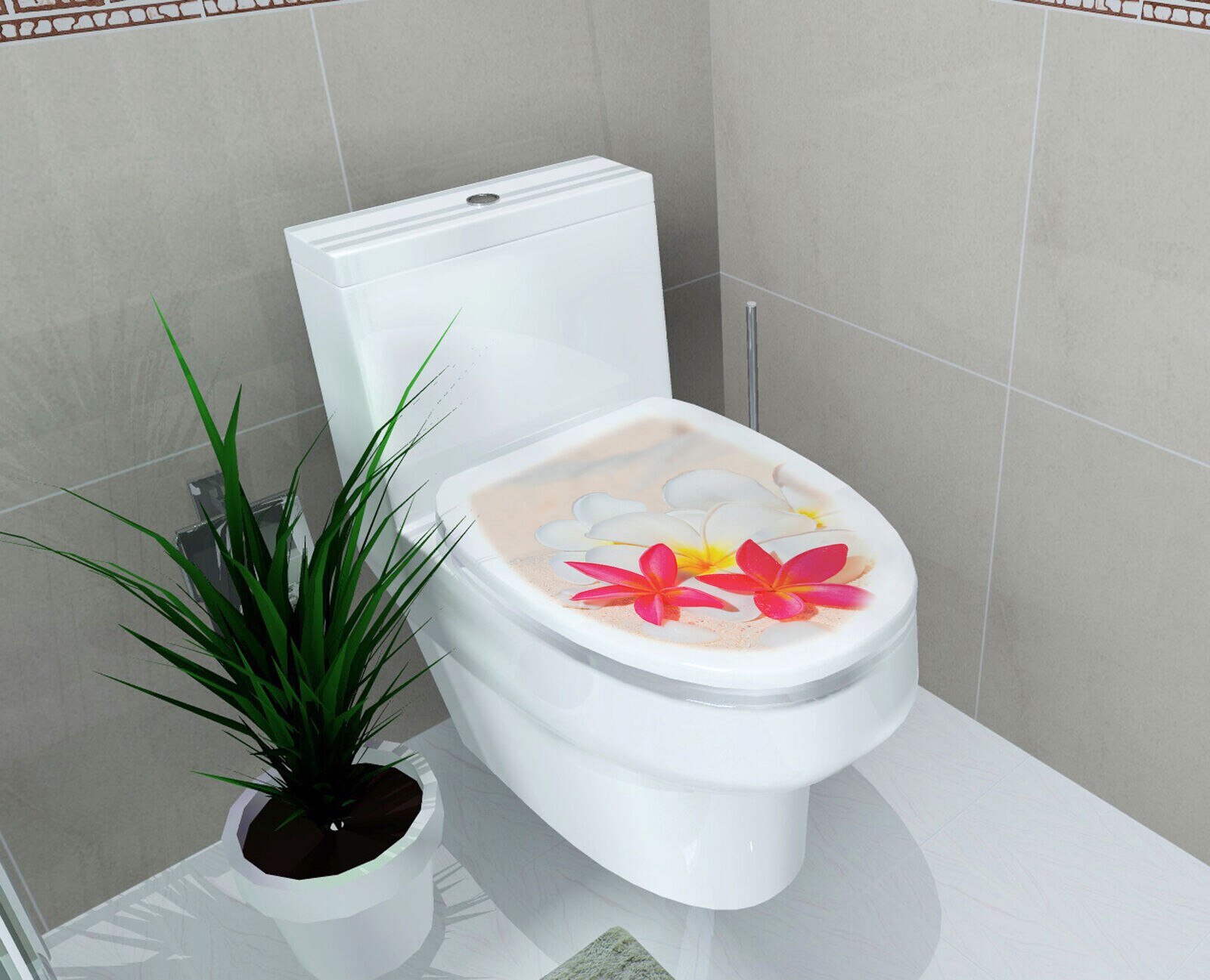 Badkamer Muurstickers Wc Stickers Home Decoratie Waterdichte Muurstickers Voor Wc Sticker Decoratieve Poster Home Decor: C