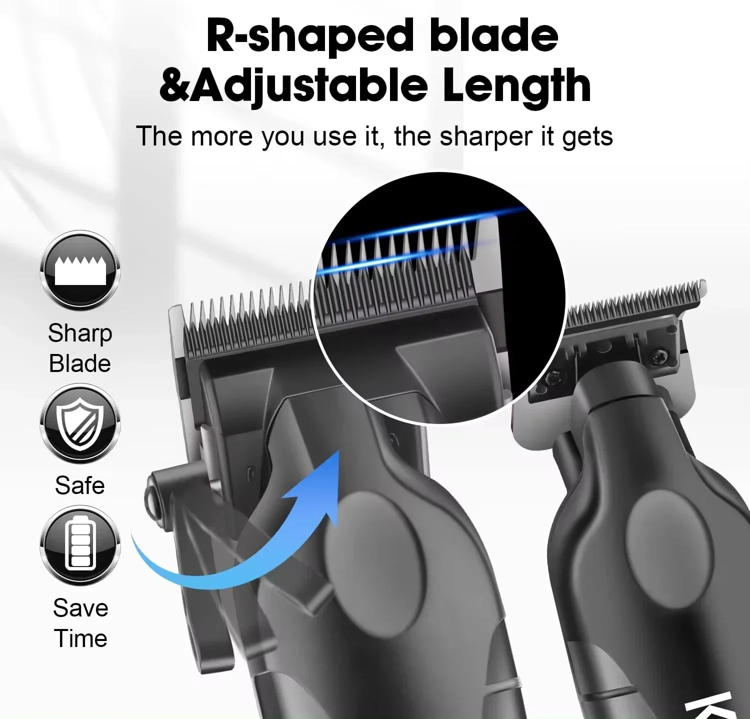 Kemei KM-2290 KM-2293 KM-T95 Cutting Machine Electric Shaver Hair Trimmers With LCD Display Men's Hair Clipper