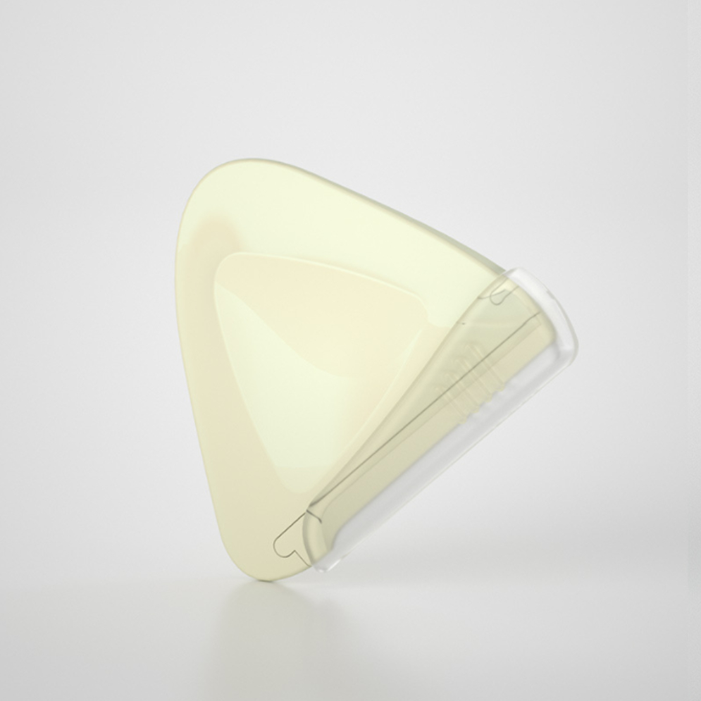 2 pçs triângulo sobrancelha faca de barbear rosto navalha faca de aço inoxidável macro sobrancelha faca de barbear para mulheres beleza maquiagem ferramentas: beige