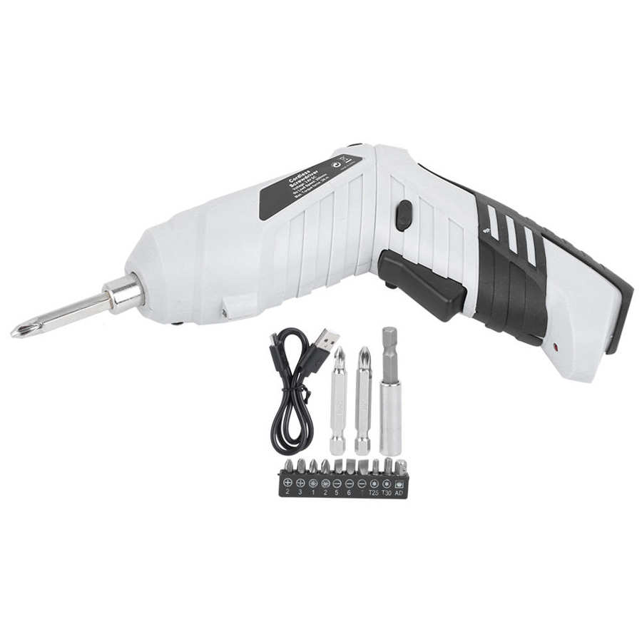 Cordless Screwdriver Cordless Electric Screwdriver Drill Kit Lithium-Ion Rechargeable Screw LED Home Taladro Inalambrico