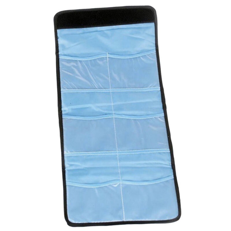 Anti-Dust And Scratch Filter Lens Protection Bag Square Filter Lens Bag 6 Piece Pack Black Portable