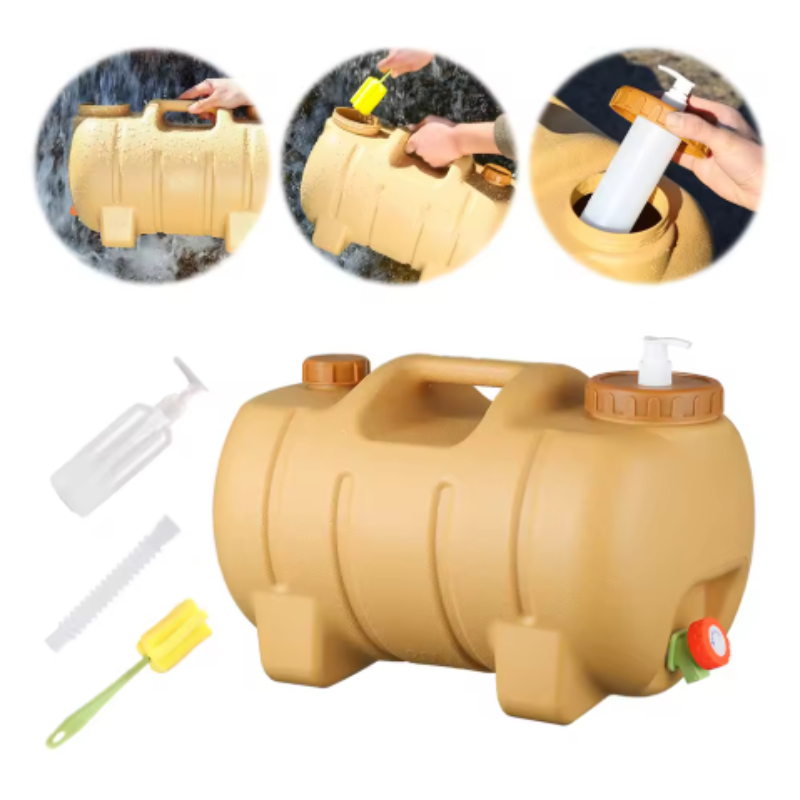Contenitore per acqua a forma di maialino Dispenser per bevande da 20 litri per picnic Pesca RV Secchio per acqua all'aperto Secchio per acqua all'aperto