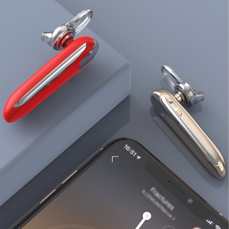Einzelohr-stereo-kopfhörer mit hängendem ohr, stereo- 3d- sound-headset mit langer akkulaufzeit