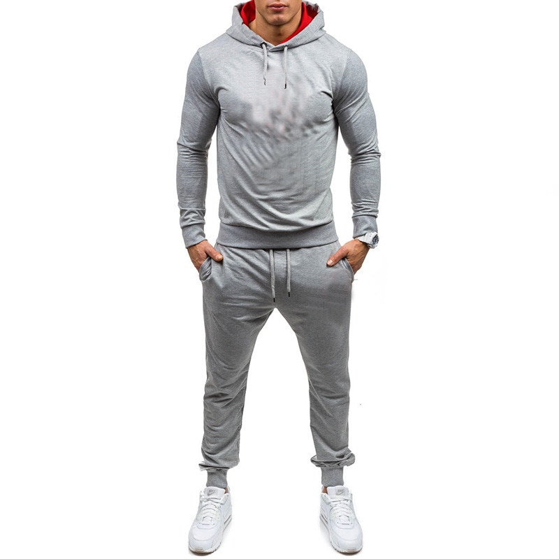 sport pak mannen winter running jogging fitness sportkleding mannen casual sport hoodie pak