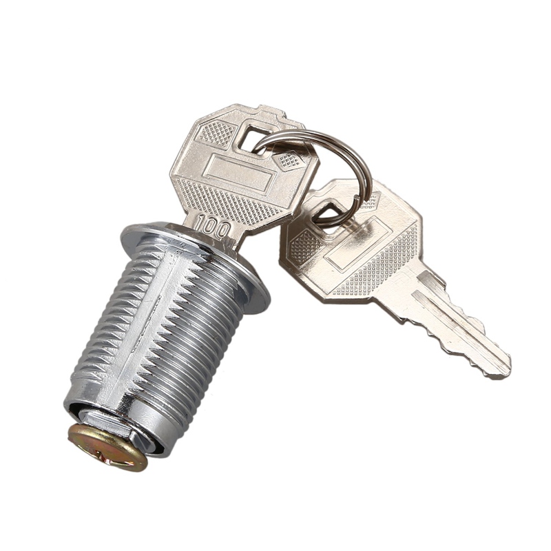 17.5mm x 25mm Thread Cabinet Mailbox Drawer Quarter Turn Cam Lock