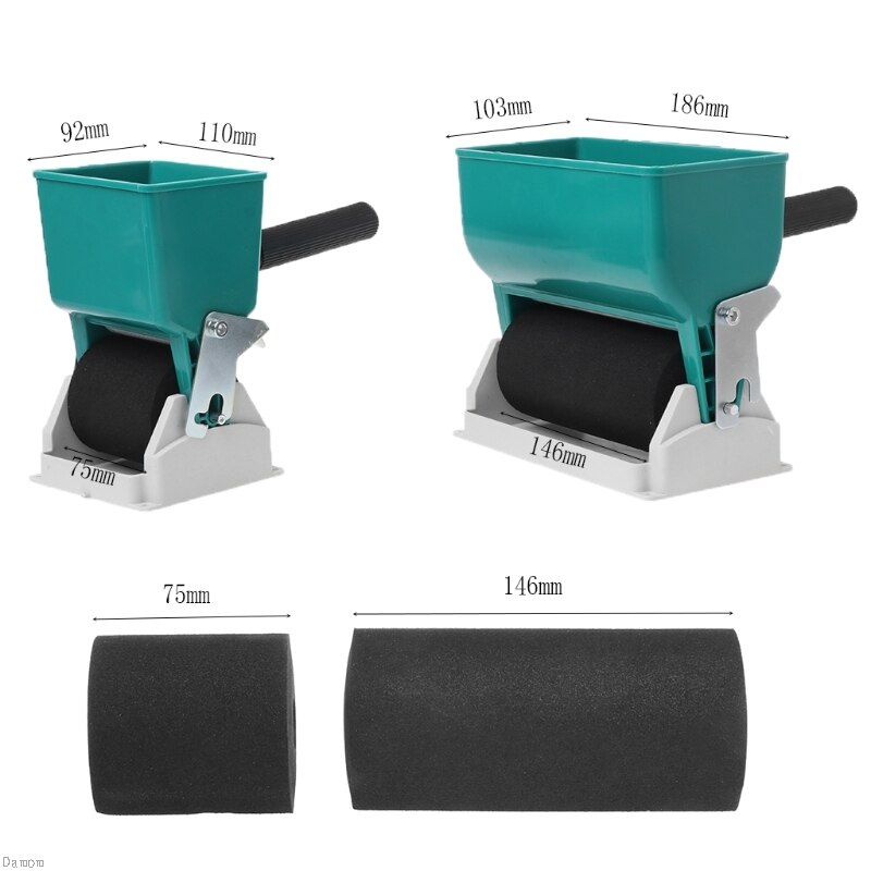 180/320mL przenośny ręczny aplikator kleju wałek ręczny Gluer robić obróbki drewna Damom