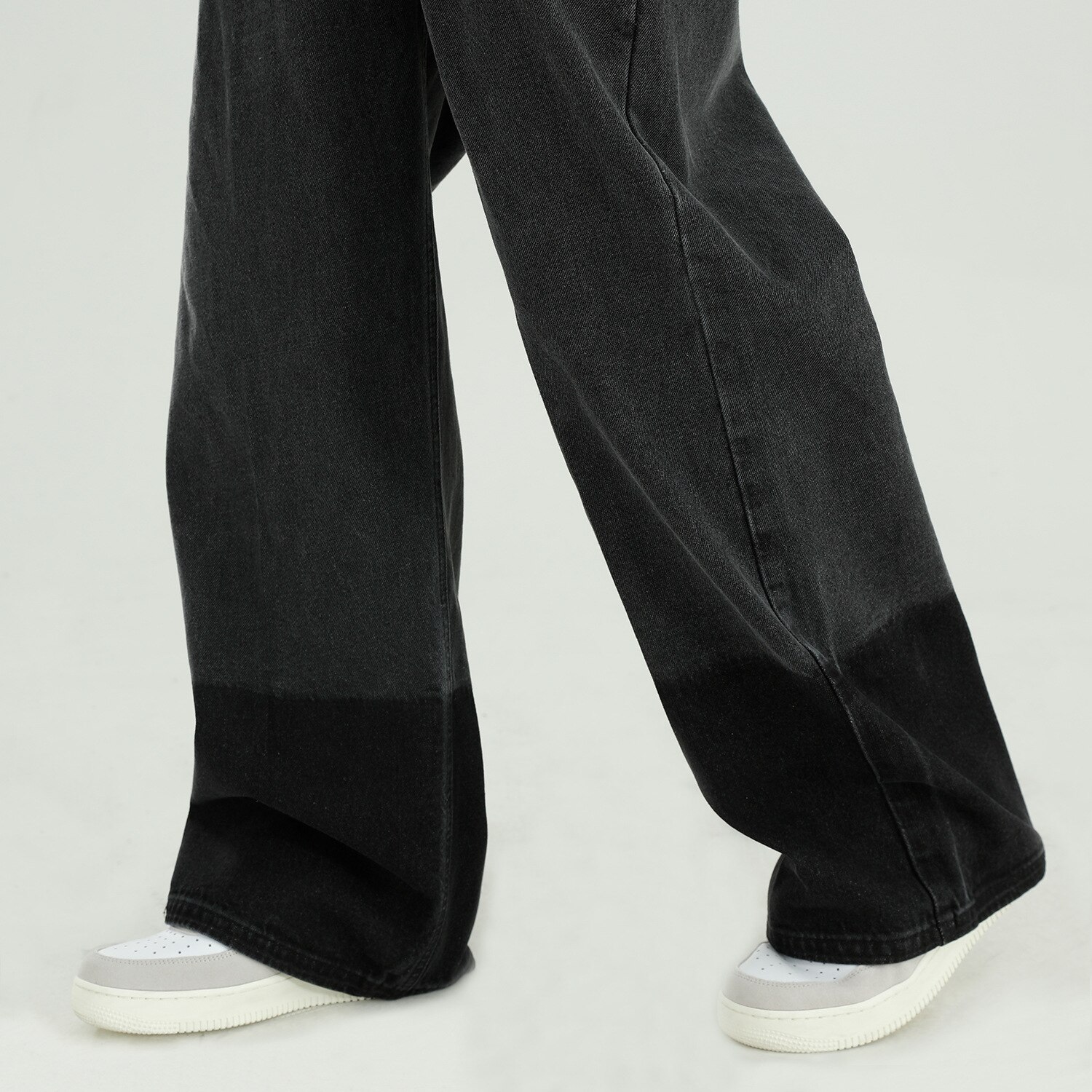 Pantalones vaqueros de pierna ancha para hombre, ropa de calle de estilo coreano, Hip Hop