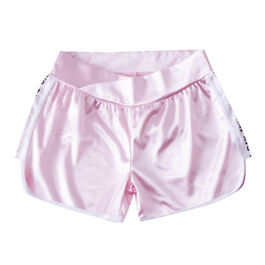 Schwangerschaft Shorts Casual frauen Mutterschaft Hose Sommer Stretch Tragen Schwangere Kurze Hosen Sport Stil Frauen Spitze Sicherheit Shorts: Pink / L2