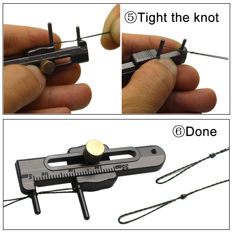 Rigtrip Karpervissen Gereedschap Verstelbare Loop Sizer Metalen Knopen Tool Haak Karper Hair Rig Voor Vissen Terminal Visgerei Accessoires