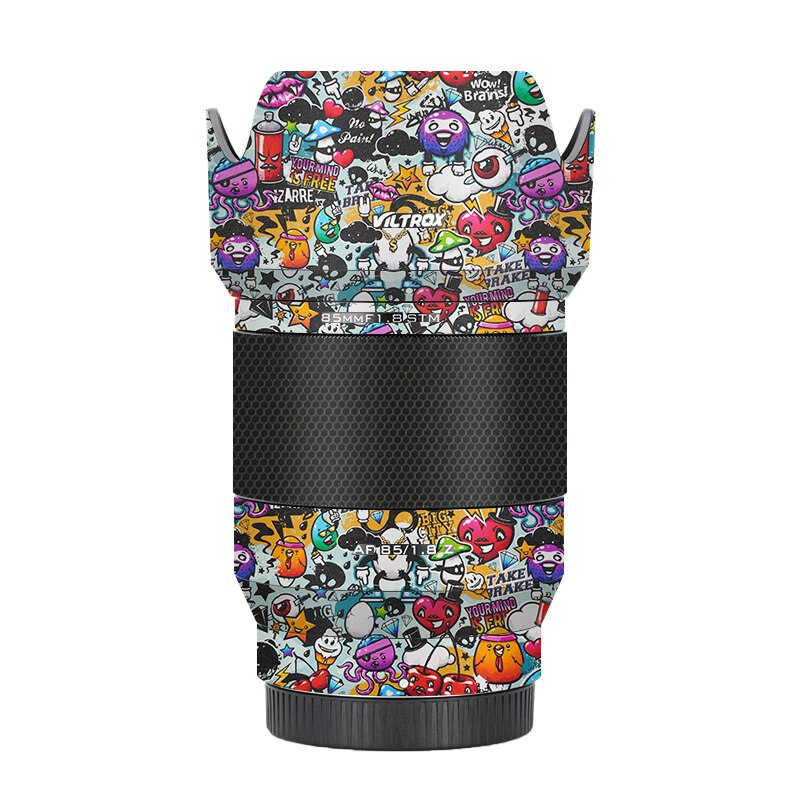 Viltrox AF85F1.8 Z naklejką na obiektyw do Viltrox AF 85mm F1.8 mocowanie obiektywu skórka kalkomania Premium okłady futerały ochronna folia: Cartoon