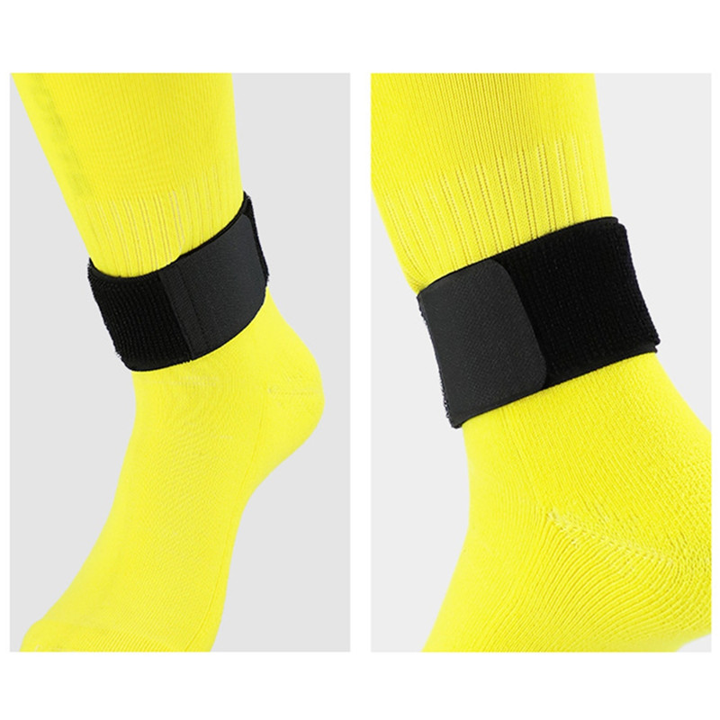 1Pair Ankle Shin Guard Stay Fixed Bandage Tape Shin Pads Prevent Adjustable Elastic Soccer Sports Bandage For Lower Leg