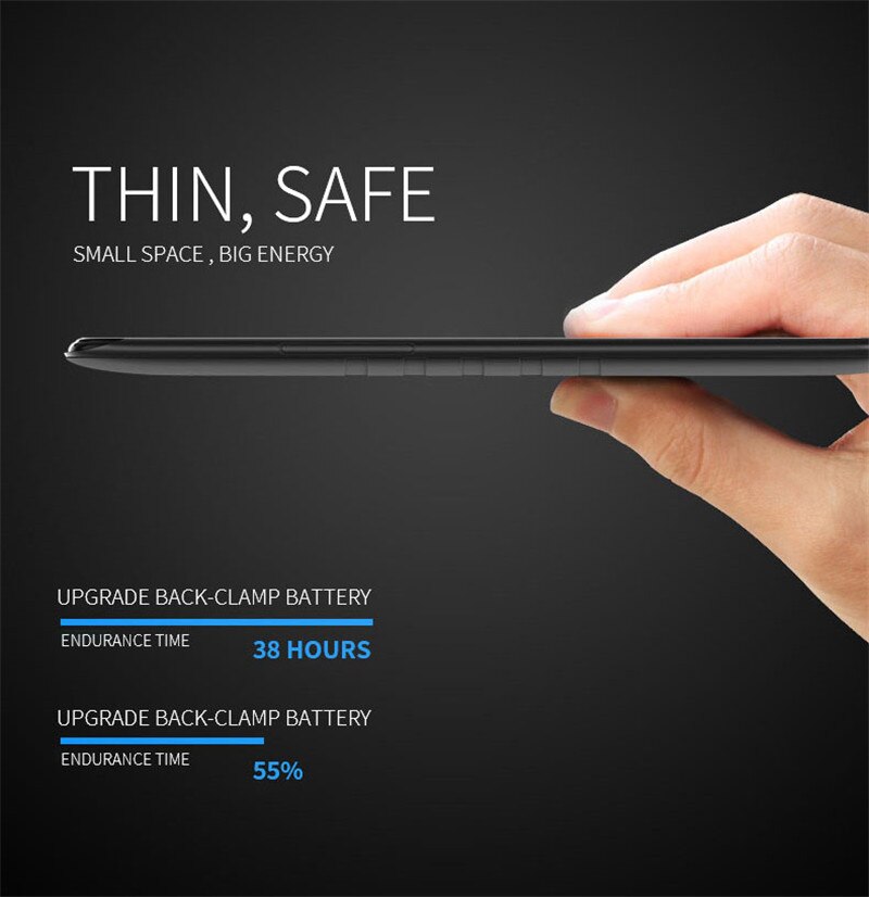 Externe Power Bank Batterij Oplader Gevallen Voor Huawei P20 Lite Batterij Case Draagbare Batterij Opladen Case Voor Huawei P20 Lite