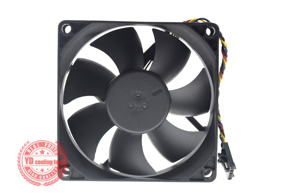 FOXCONN-ventilador de refrigeración 8025, 8CM, 4 líneas de control de velocidad, PVA080G12H, DELL, 12V, 0.60A,