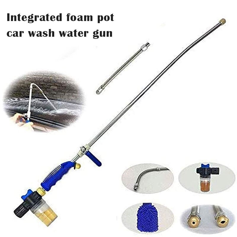 High-Pressure Washer 18 Inch Power Washer Wand for Car Washer Window Water Glass Cleaning Tool: Default Title