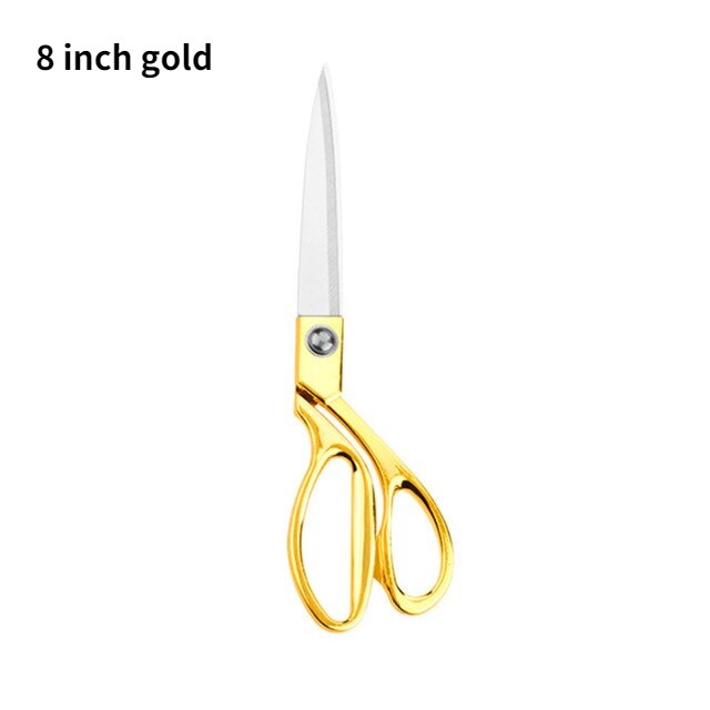 Maat Schaar Gegalvaniseerd Legering Rvs Grote Schaar 8/9/10 Inch Kleding Stof Schaar Naaien Schaar Leer: 8 inch gold