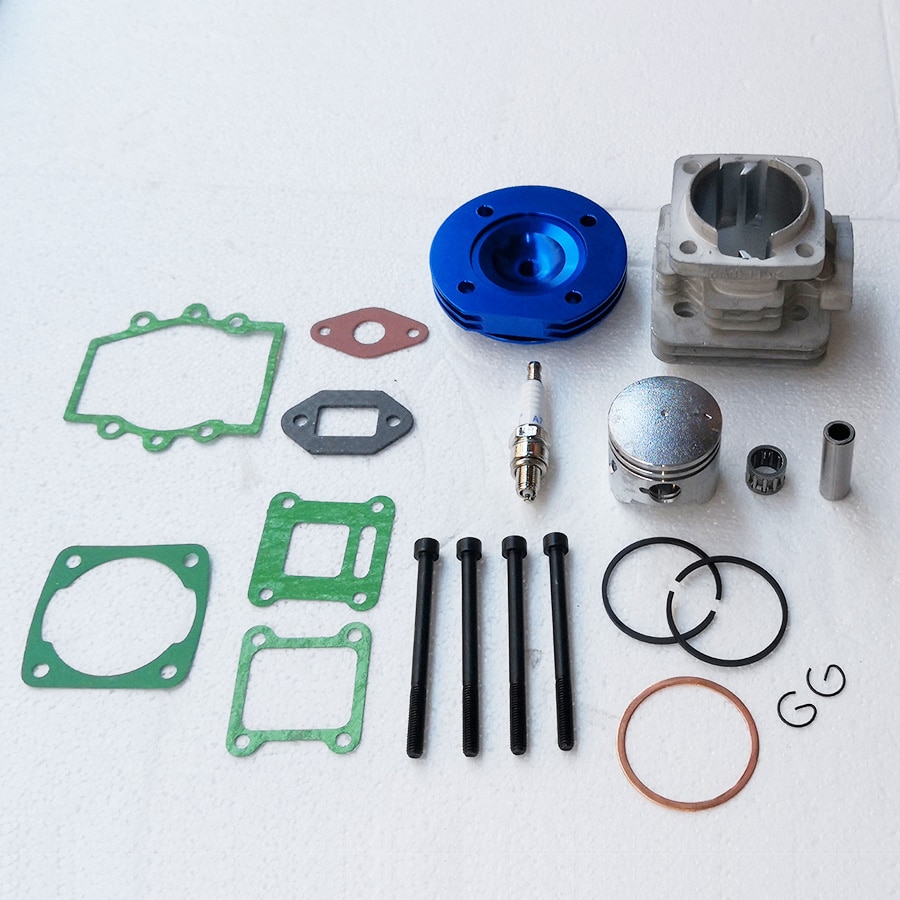 44mm Cylinder Assy Big Bore Kit 2 Grooves For 44-6 47cc 49cc 2 stroke engine Mini Dirt ATV Pocket Bikes Minimoto