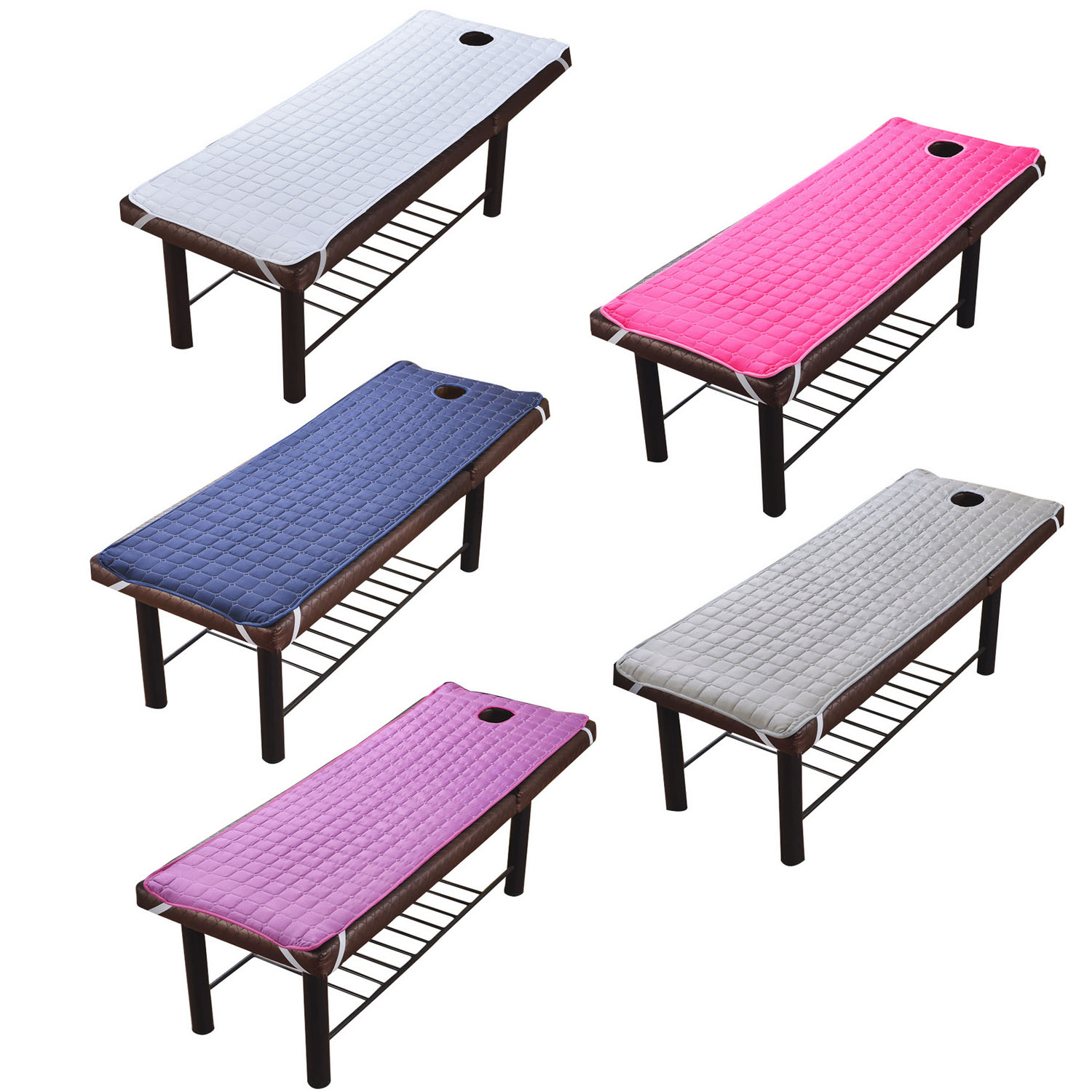 Antislip Schoonheid Cosmetische Salon SPA Massage Bed Tafel Blad Matras Pad met Gezicht Adem Gat 80x190 cm/31.50x74.80 inch