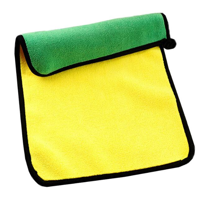 Toalla de baño de terciopelo Coral de secado rápido Toalla de limpieza para coches muebles de cocina uso General: 3