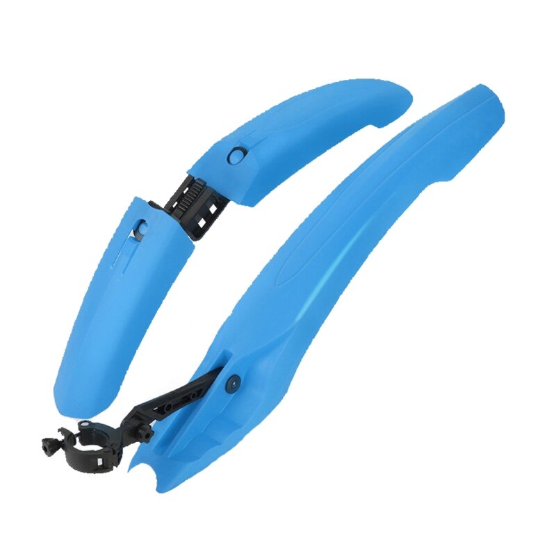 Front and Rear Mud Guards Cycling Tire Mud Guards Mudguard Fenders Durable ABS Material Easy to Adjust Black Blue Green: Navy Blue