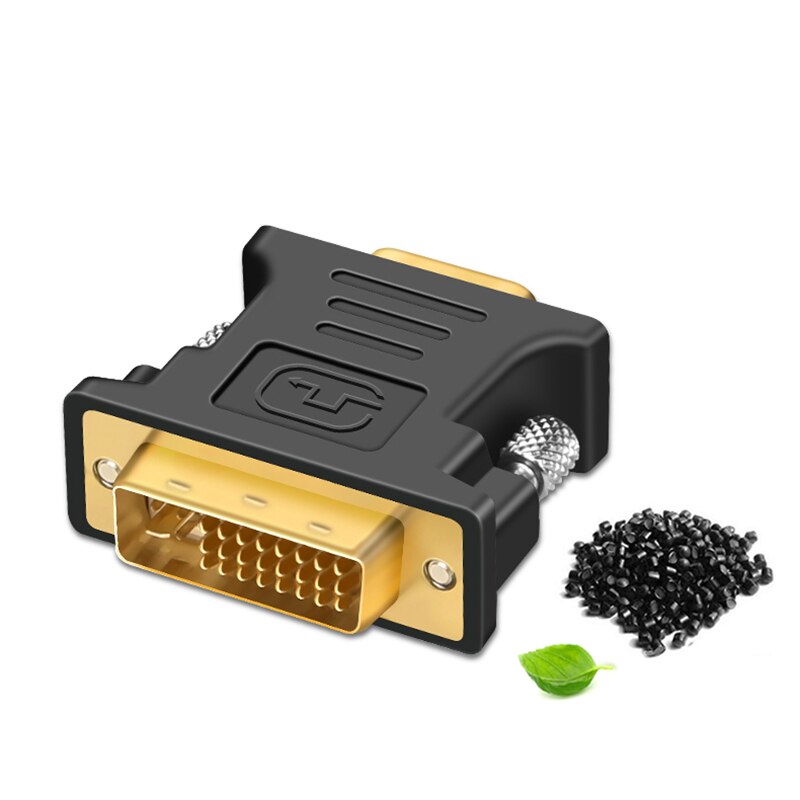 DVI d VGA Adapter DVI zu VGA Mini jack DVI 24 + 5 zu VGA 1080P Männlich zu Weiblich gold platte DVI VGA Konverter für HDTV Monitor Laptop
