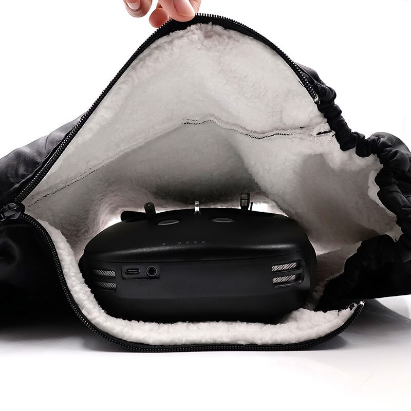 Windproof Thickened Warm Gloves Remote Control Transmitter Shield Cover Drones Winter Accessories FKU66