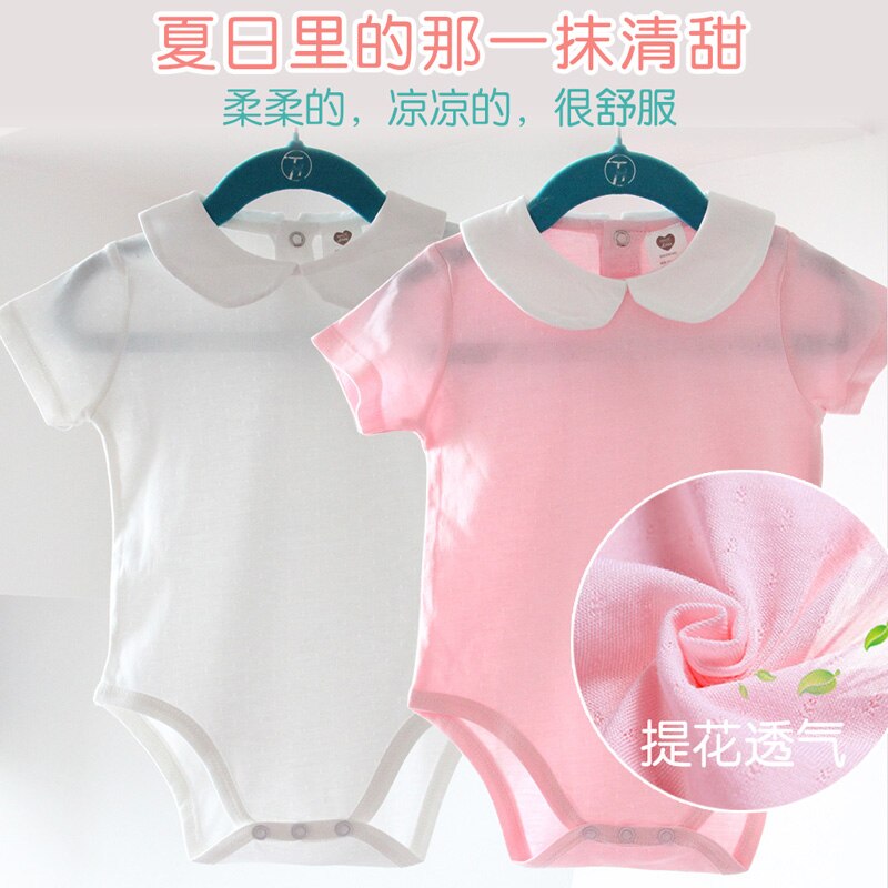 Ropa para bebé, Mono para bebé, pijama, ropa para niños, ropa para bebés, Ropa para Niñas, cuello peter pan sólido para bebé, ropa para niños