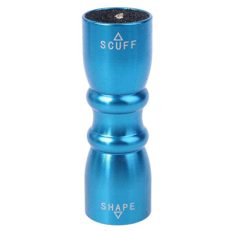 3 en 1 tambour Snooker piscine queue pointe outil Shaper éraflure aérateur billard bâton: Bleu