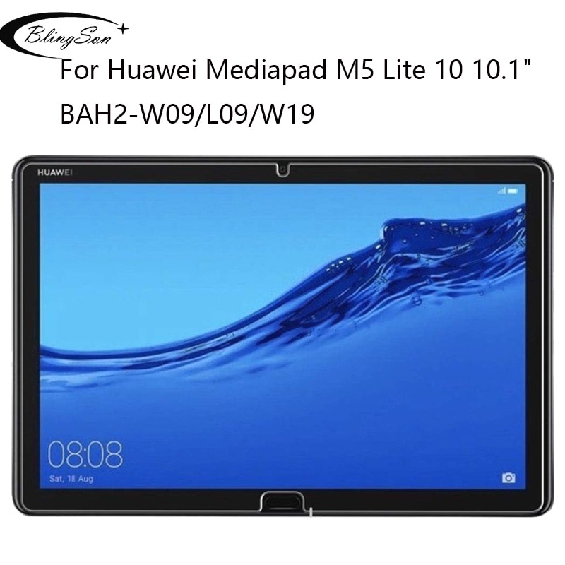 Protecteur d&#39;écran pour tablette, Film en verre trempé 9H pour Huawei Mediapad M5 Lite 10 10.1 pouces, L09 W19