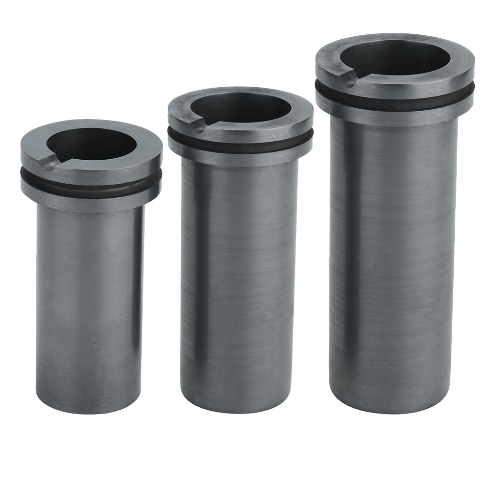 Hohe-reinheit Schmelzen Graphit Tiegel Tasse bilden Schmelz Hohe temperatur Widerstand für Gold Silber Metall Schmelzen Werkzeug1/2 /3KG