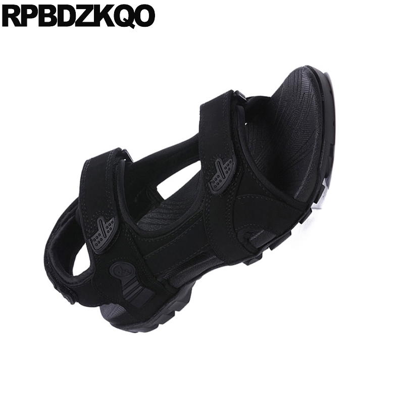 Gladiator Open Teen Casual Sport Romeinse Sneakers Mode Schoenen Heren Sandalen Zomer Outdoor Platte Waterdichte Zwarte Riem Water