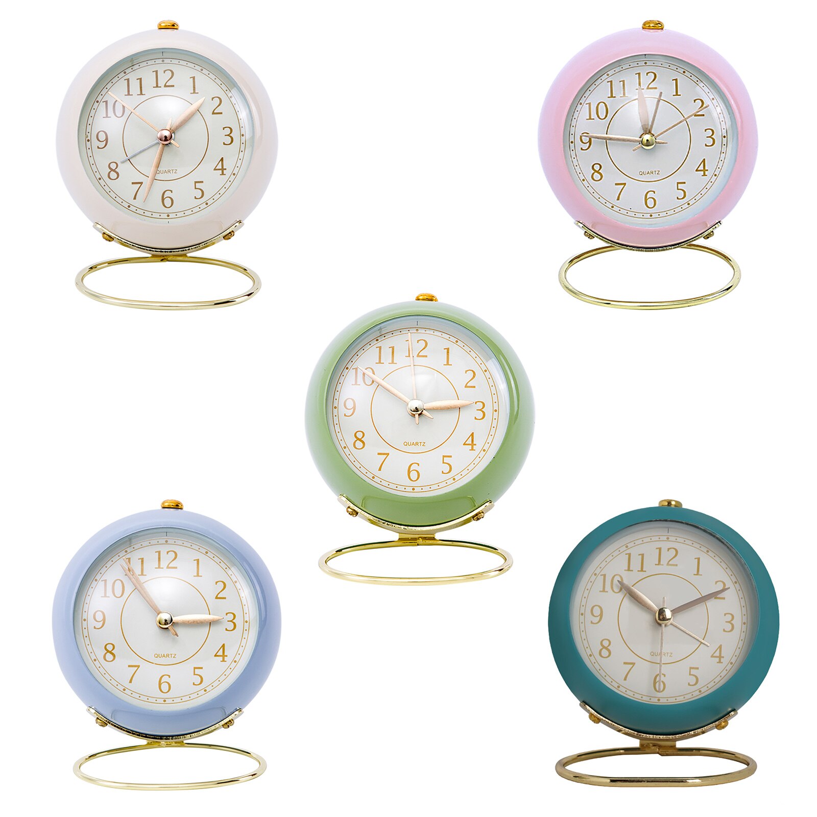 Smart Analoge Wekker Eenvoudige Stijlvolle Voor Bureau Tafel Wakker Wekker Naald Display Levensbehoeften