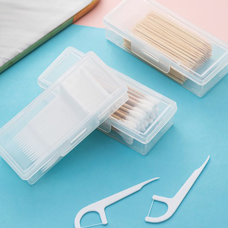 Boîte à médicaments de voyage Portable, porte-coton-tige, boîte à bijoux en fil de détail