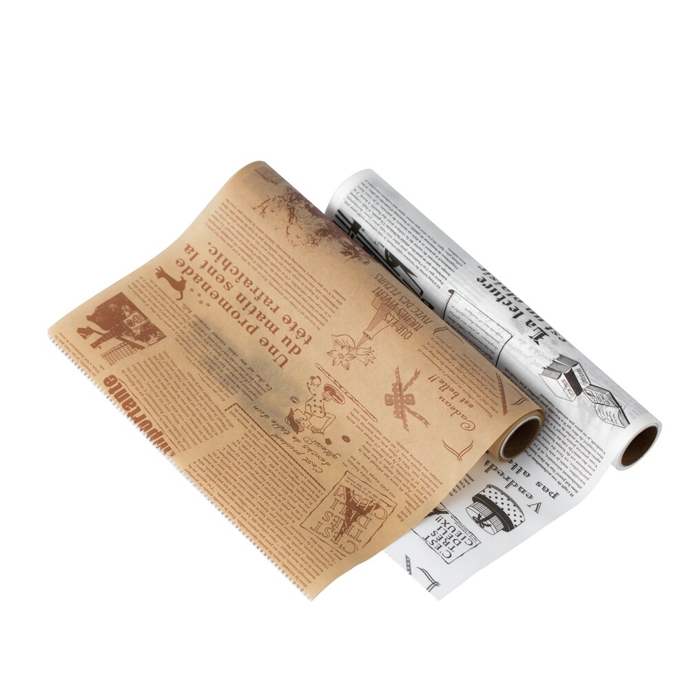 8M Backen Öl Papier BBQ Butter Brot Papier Nicht-Stock Verpackung Öl-nachweisen Wachs Papier Verpackung Papier weihnachten Dekor Küche Werkzeuge