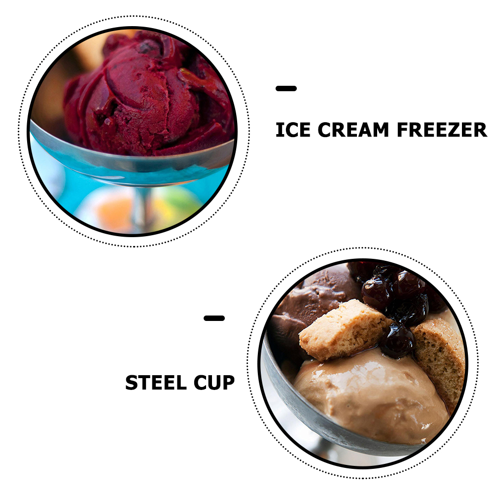 Stainless Steel Cup Milkshake Holder Ice Cream Cup Desserts Holder Party Cup