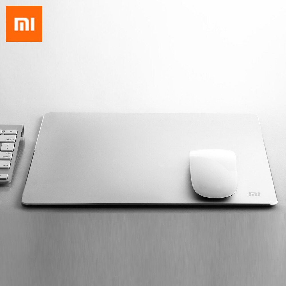 Alfombrilla de ratón de Metal inteligente Original Xiaomi, alfombrilla de ratón Ultra fina de aluminio para ordenador, alfombrilla mate para ordenador portátil de oficina en casa
