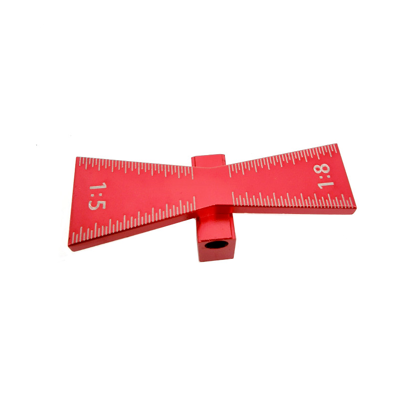 Woodworking Wheel Marking Gauge and Dovetail Jig Set Aluminum Wood Scribe Gauge Parallel Line Drawing Mortise Marking Gauge: D