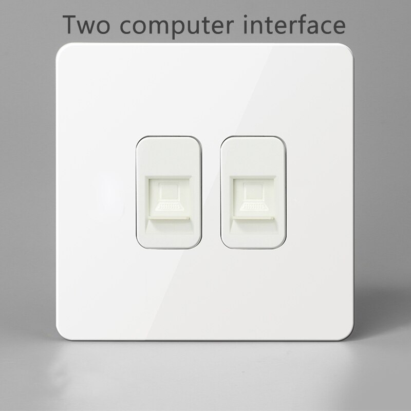Interrupteur mural en laiton, bouton à bascule en métal vintage 220v 1/2/3/4 gangs .2 voies 10a interrupteurs pour salon levier en laiton panneau blanc: Ordinateur double