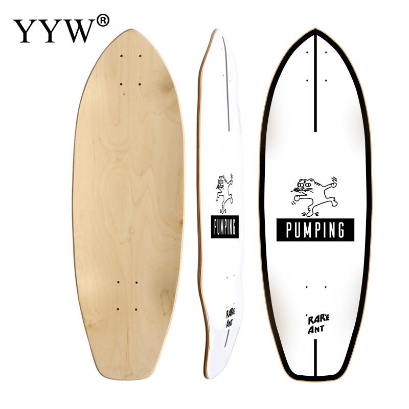780x240x11mm Maple Skateboard Deck Surf Skate Men Adult Skating Outdoor Street DIY Land Surfboard Ski Training Skate Board