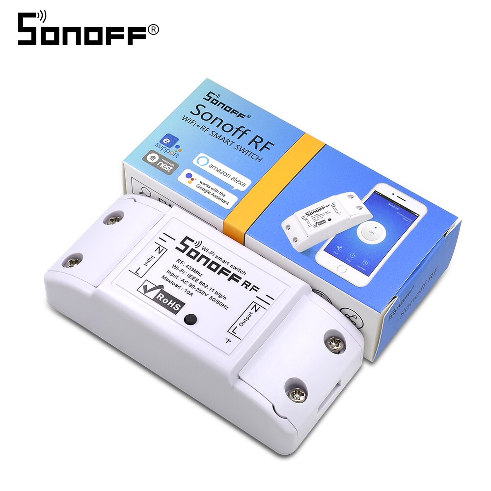 SONOFF 433Mhz Remote Controller Wifi 4 Channels Wireless 433 Control ABCD 4 Buttons Switch Smart Key Fob for SONOFF T1/4CH/RF