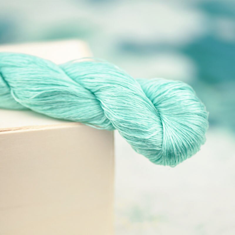 silk embroidery thread / 100% silk thread /hand embroidery embroider cross stitch/ viridity/8 gradient colors: 1