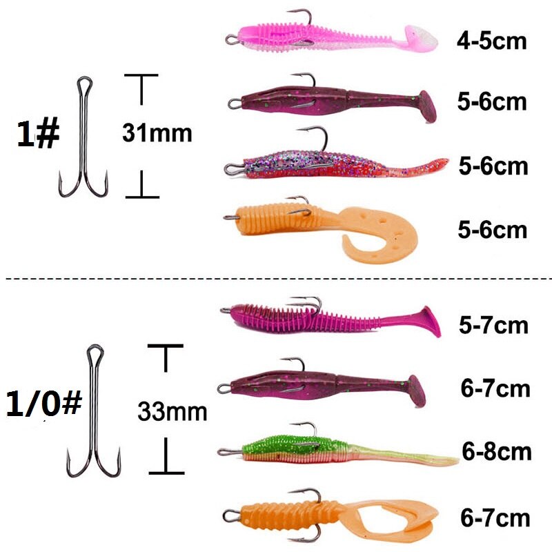 50pcs Long Shank Double Hook Weedless Fishing hook Fly Tying Duple Hook for Jig Bass Fish Hook fishing tackle For Soft Lure
