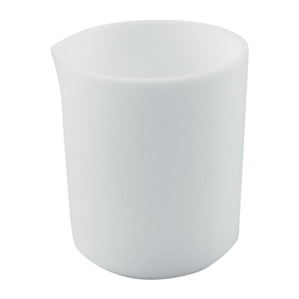 Laboratory Supplies Beaker White PTFE Chemistry Experimental Beaker Multi-Specification Tool